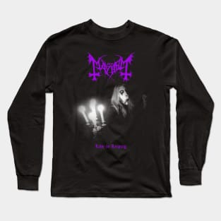 Mayhem Live in Leipzig | Black Metal Long Sleeve T-Shirt